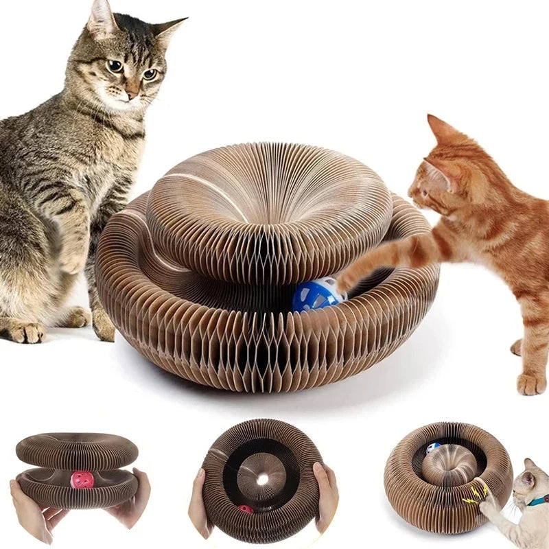 Magic Organ Folding Cat Scratching Board