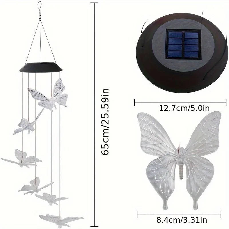 Solar LED Wind Chimes