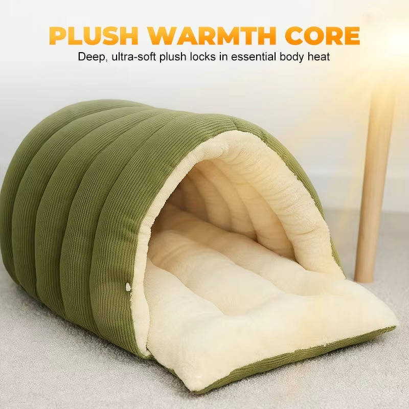 Washable Closed-Off Winter Cat Bed