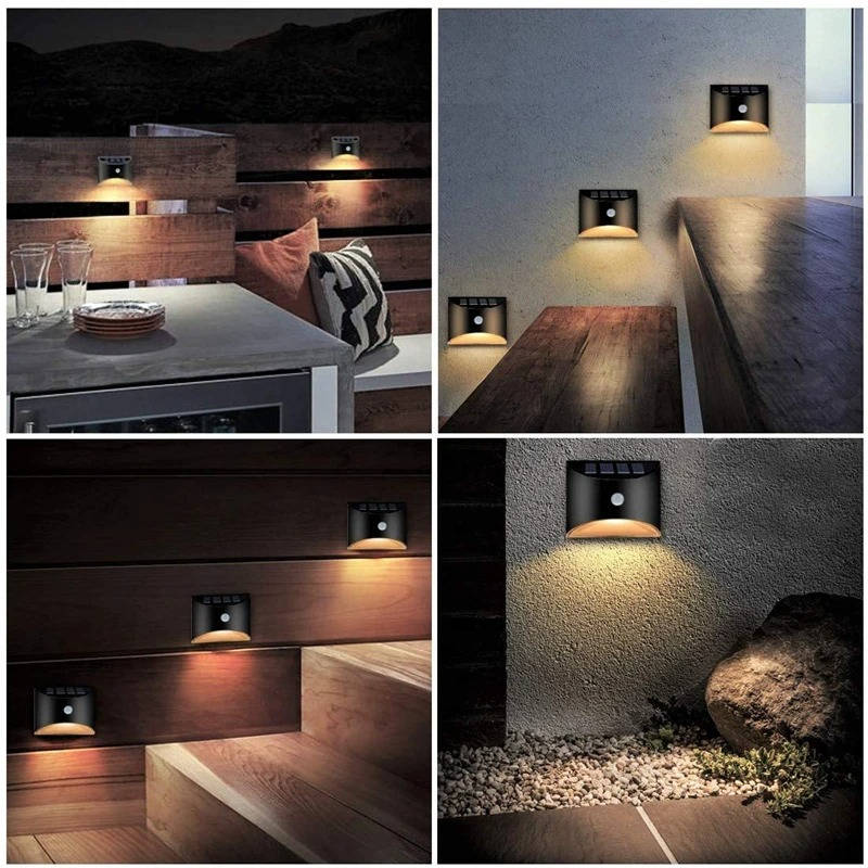 Solar Motion Sensor Fence and Stair Light