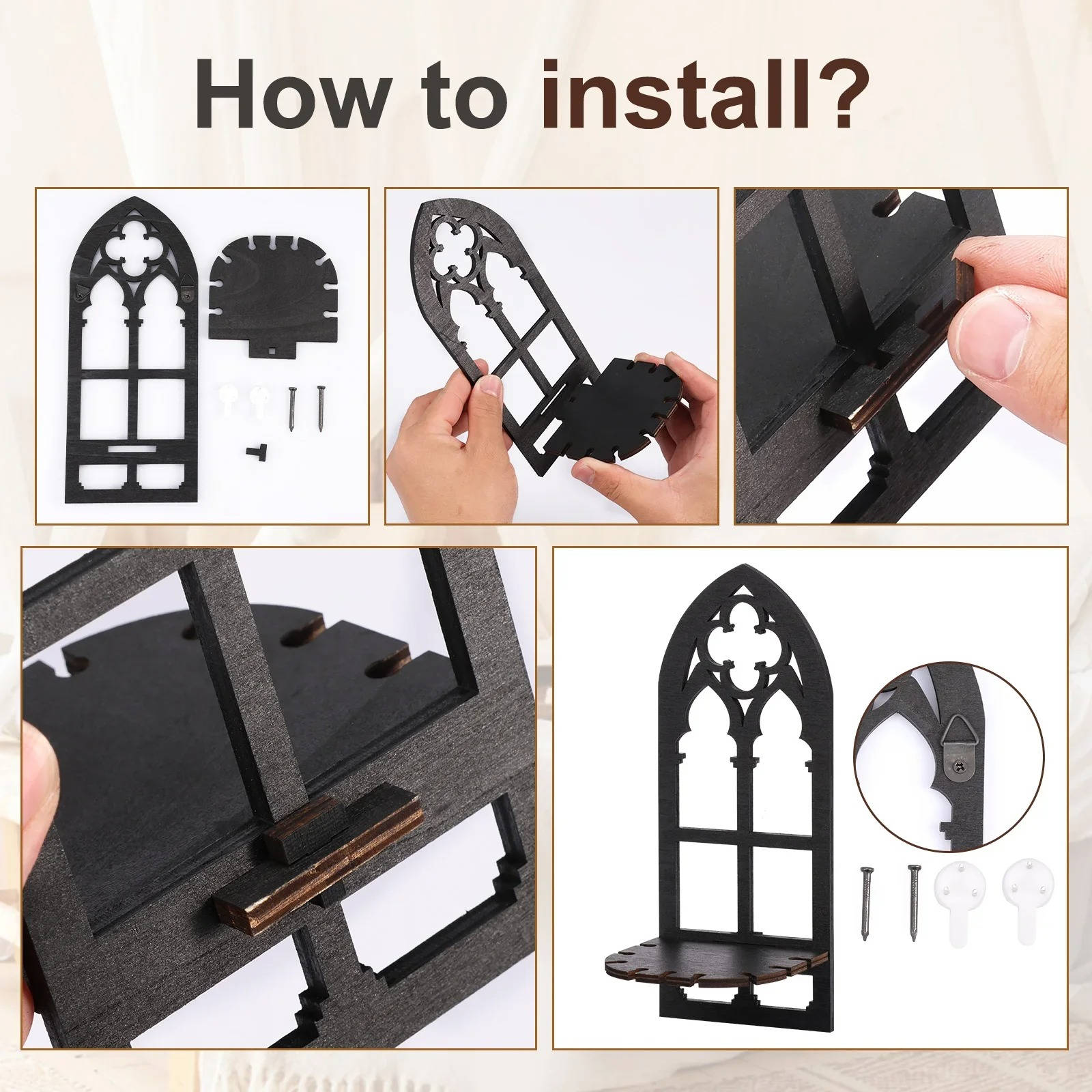 Gothic Wall Decor Set of 3