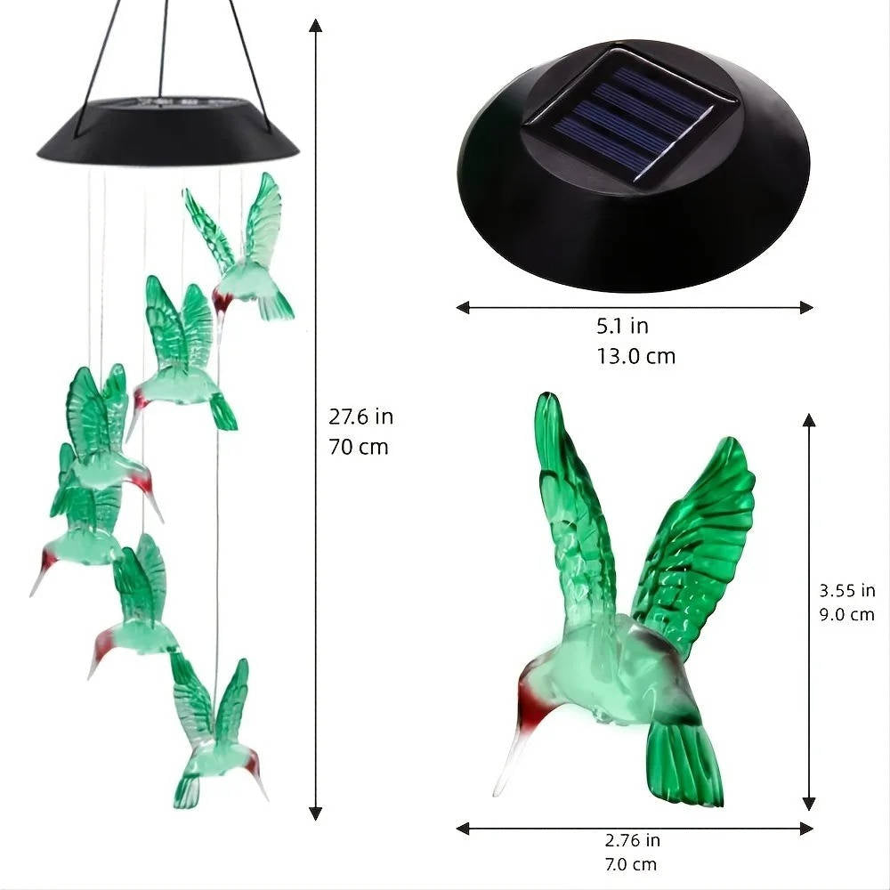 Solar LED Wind Chimes