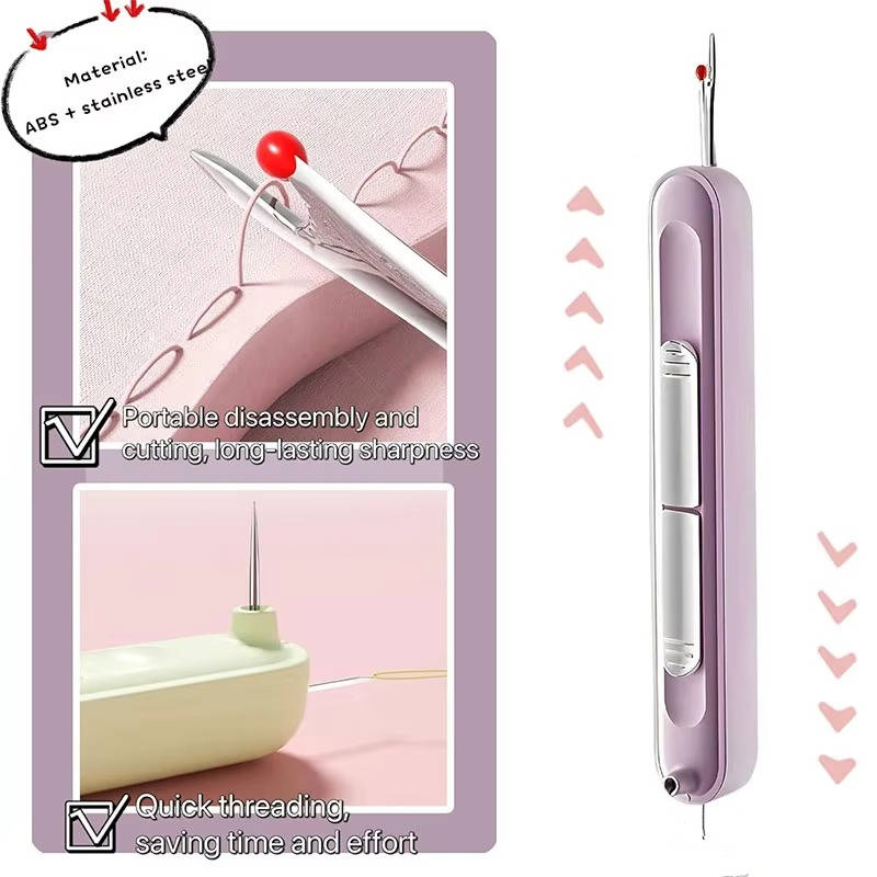 Needle Threader & Seam Ripper Tool Set