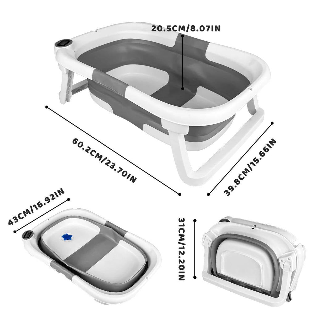 Foldable Newborn Baby Bathing Tub