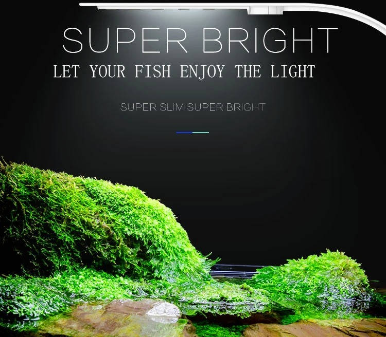 Ultra-Slim LED Fish Tank Aquarium Light