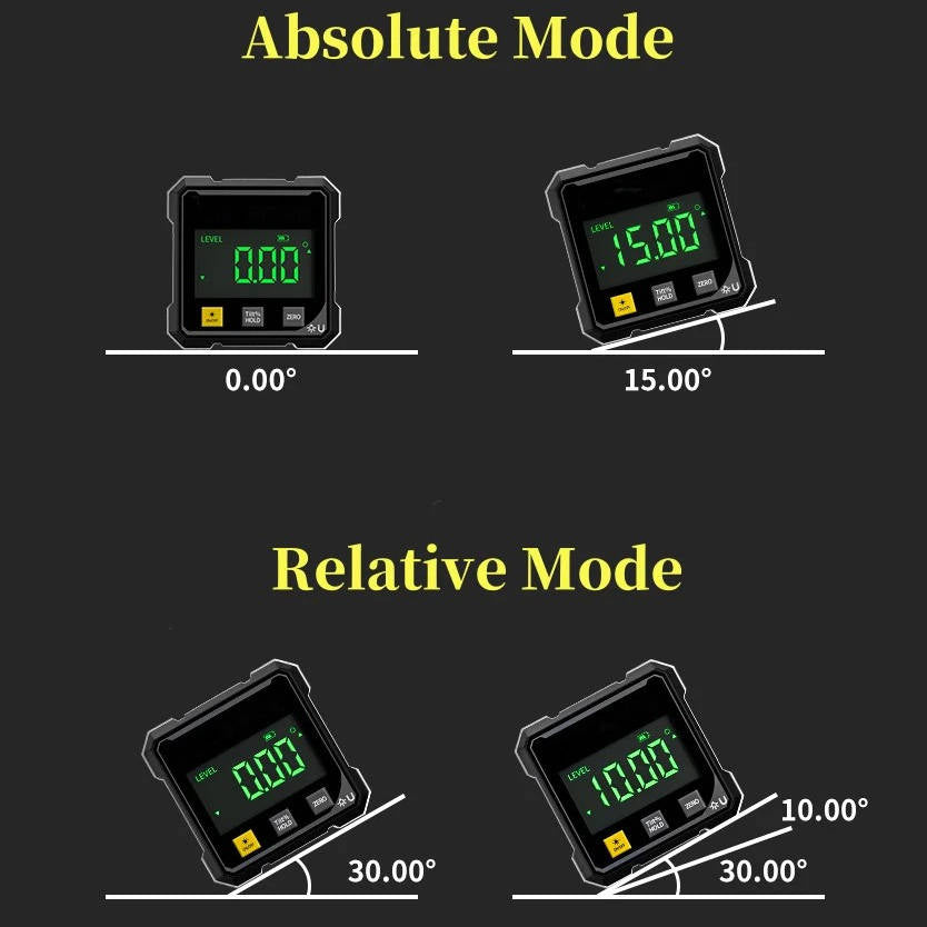 Digital Angle Finder with LED Display