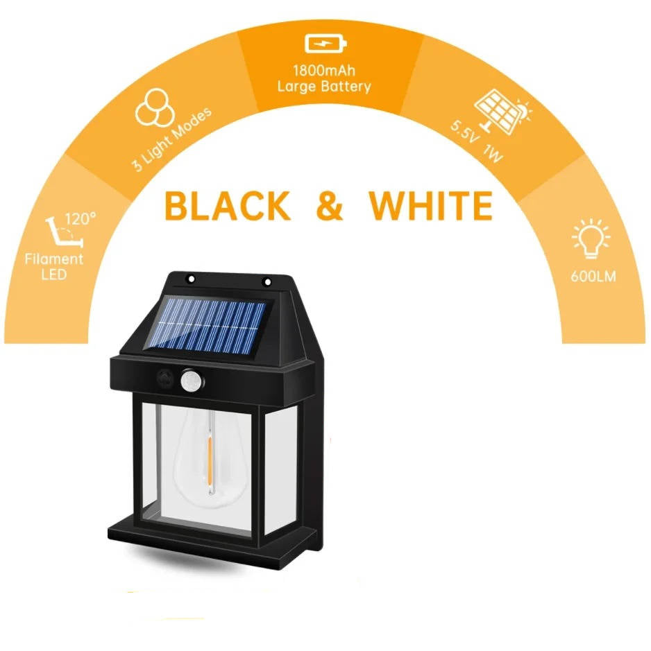 Solar Wall Lamp Outdoor (2-Pack)