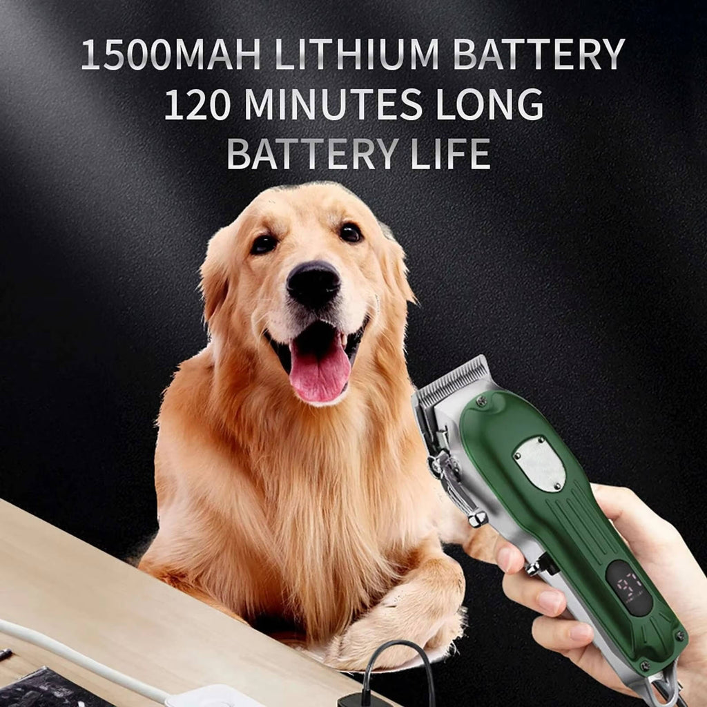 Pro Dog Hair Clipper, All-Metal Rechargeable