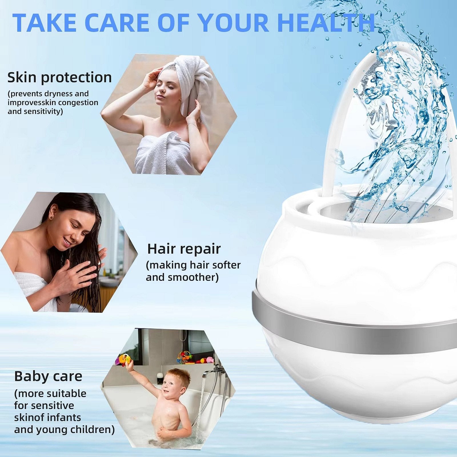 8-Stage Bath Tub Water Filter