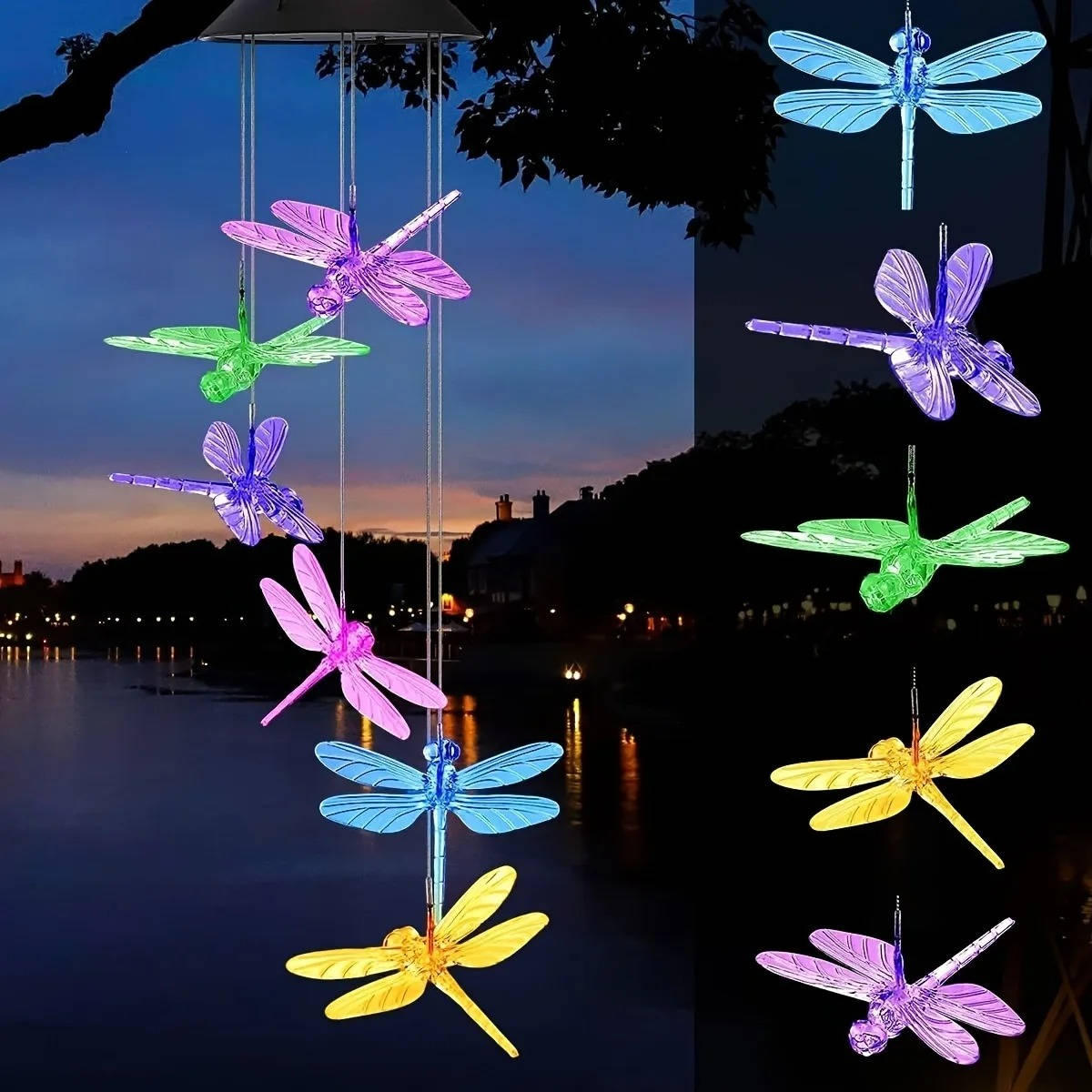 Solar LED Wind Chimes