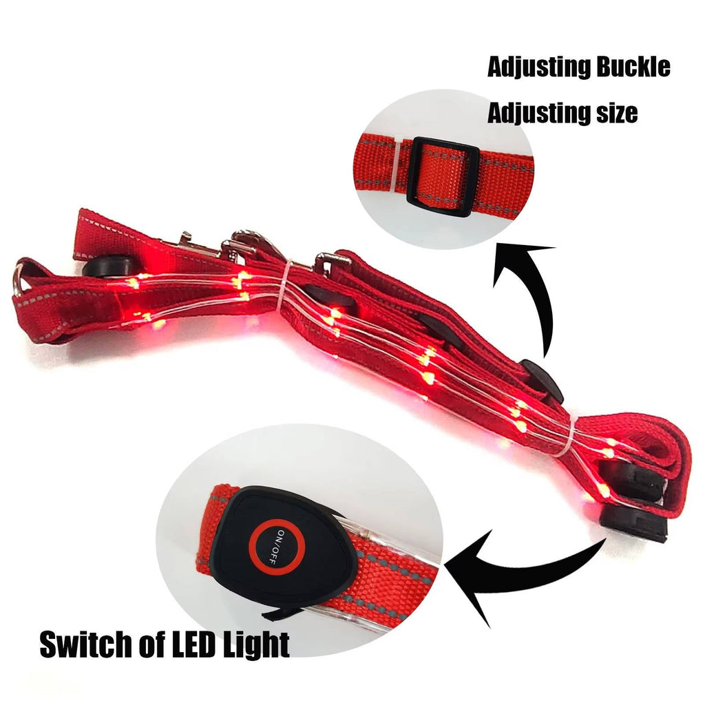 LED Light-Up Breast Collar for Horses