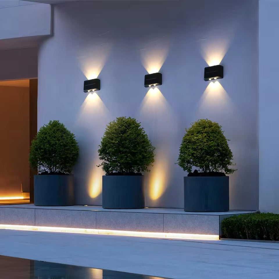 LED Solar Outdoor Wall Light