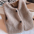 Kids Lamb Wool Winter Waistcoat