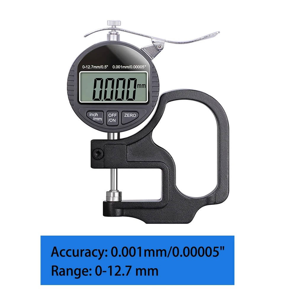 Thickness Gauge Measure Thickness Of Paper Cloth Metal 0.00