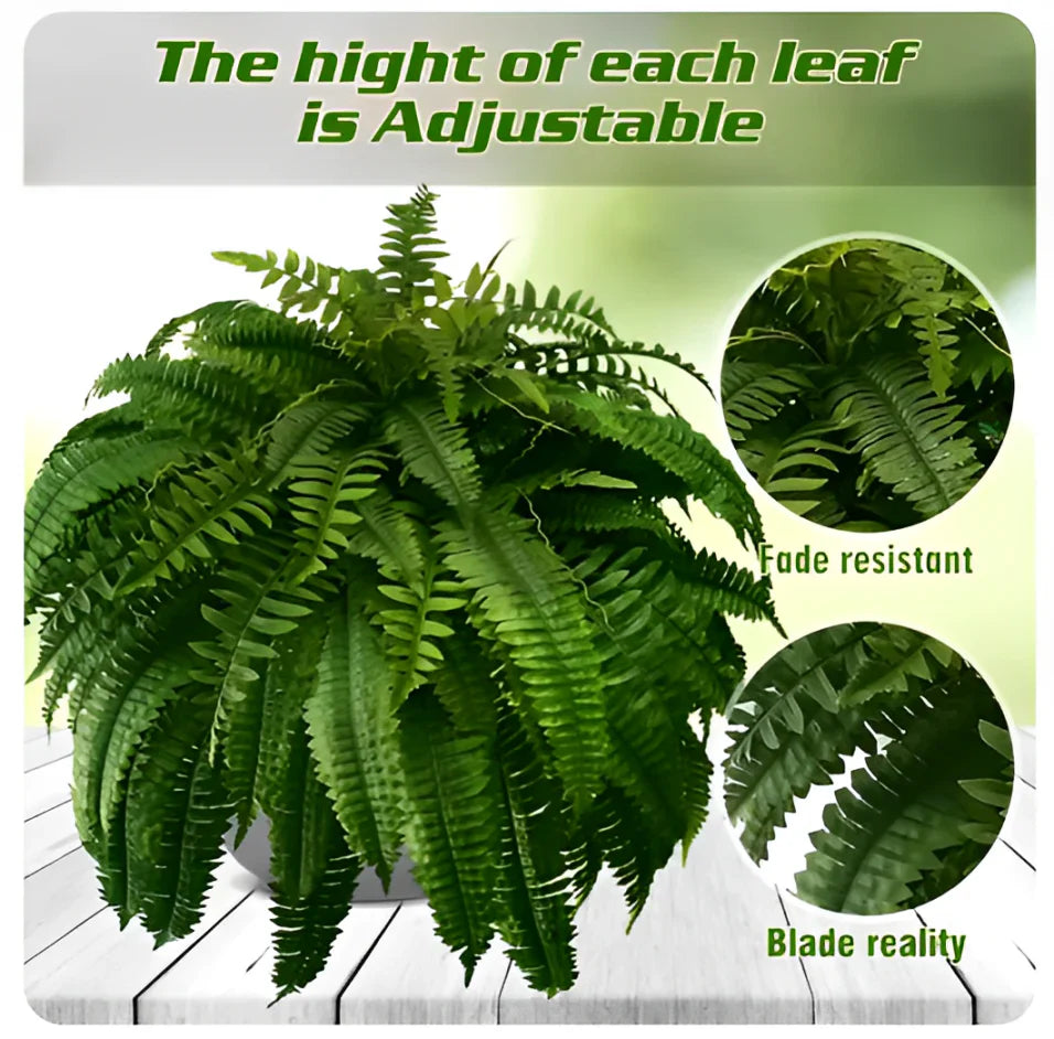 UV-Resistant Artificial Boston Fern