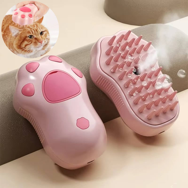 2-in-1 Steam Dog Grooming Brush