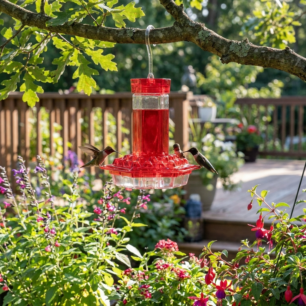 Ant Proof Hummingbird Feeder lifestyle