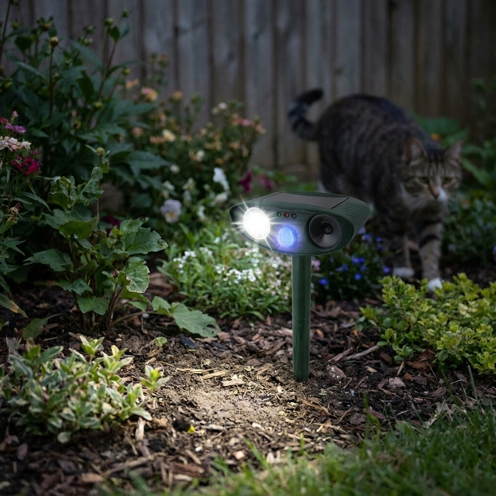 Ultrasonic Rabbit Repeller lifestyle