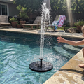 Solar Fountain Pump Floating Water Decor lifestyle