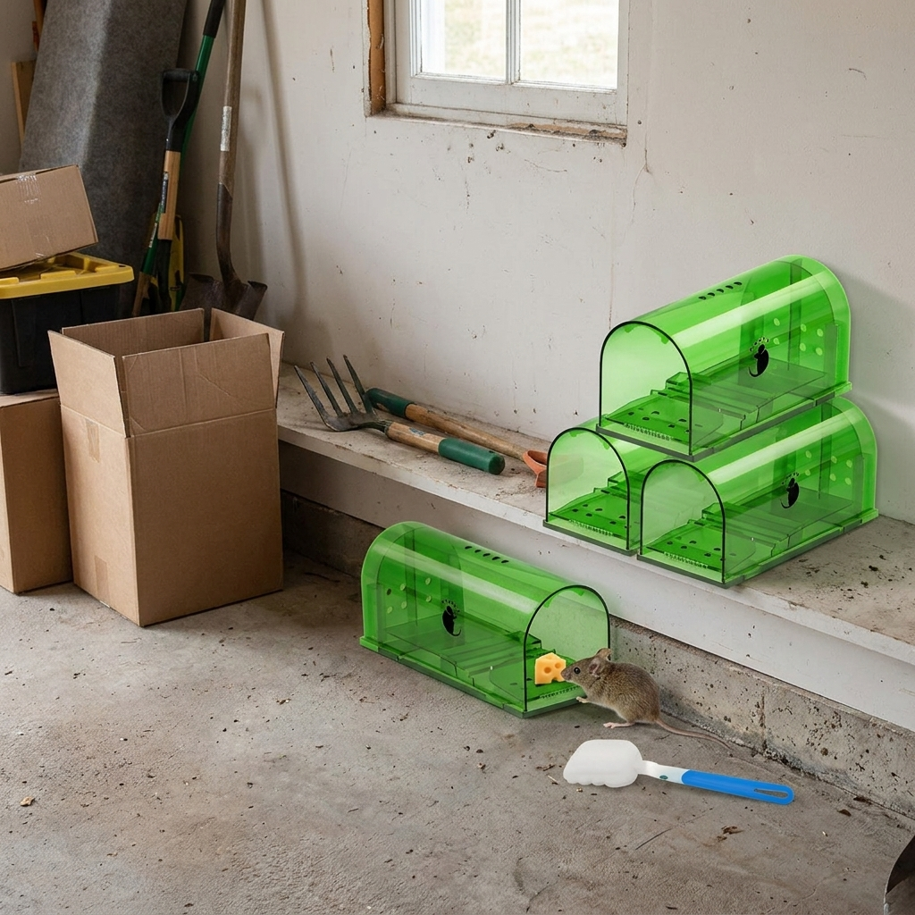 4-Pack Mouse Trap lifestyle