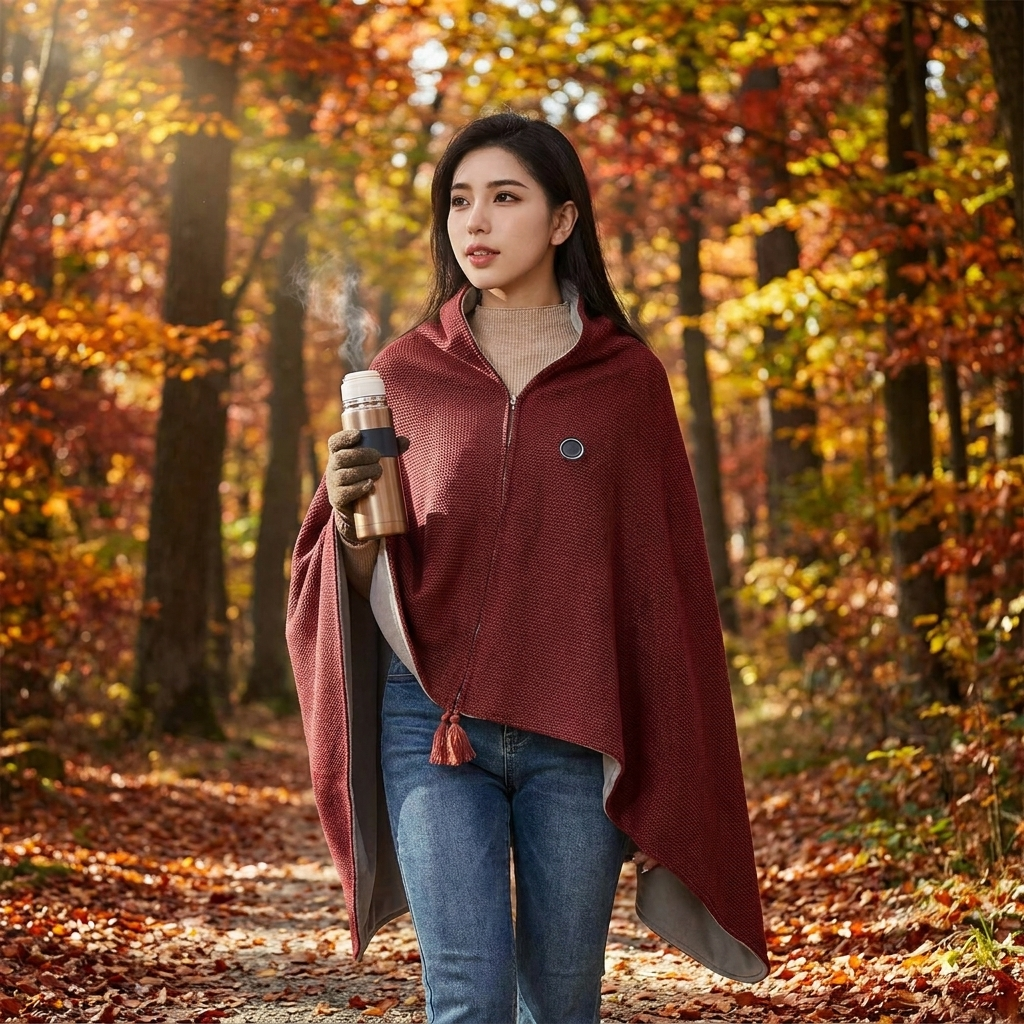 Portable Heated Shawl lifestyle