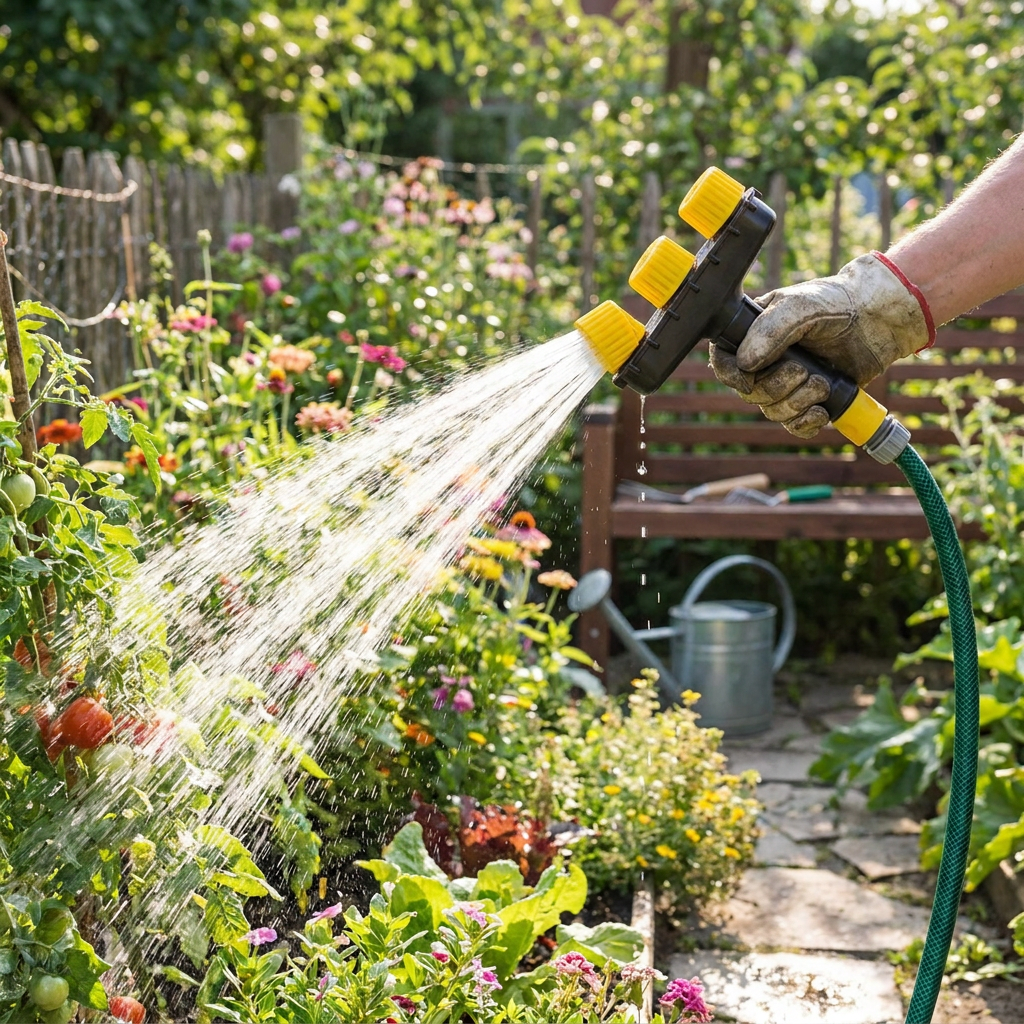 Garden Atomizer Nozzle Hose Attachment lifestyle
