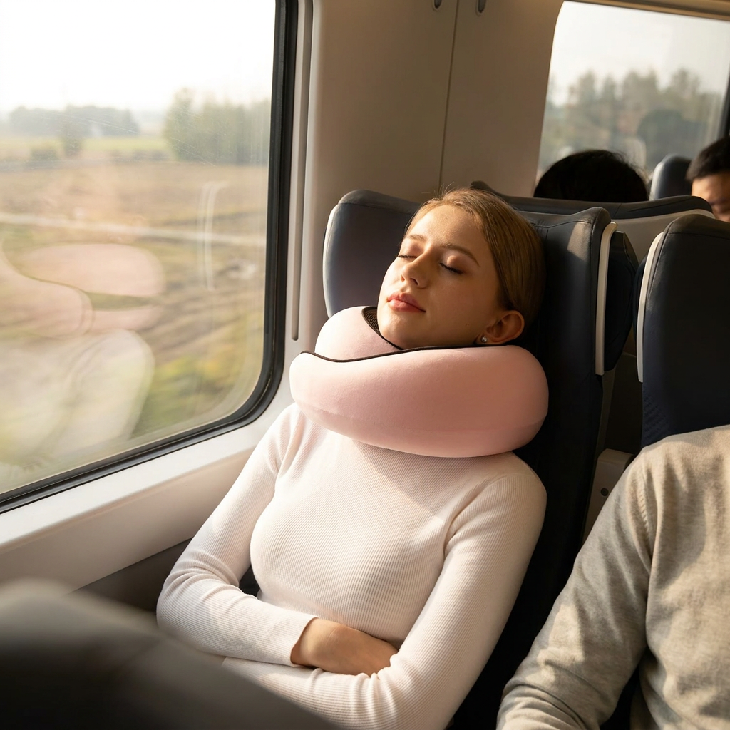 Travel Neck Pillow lifestyle