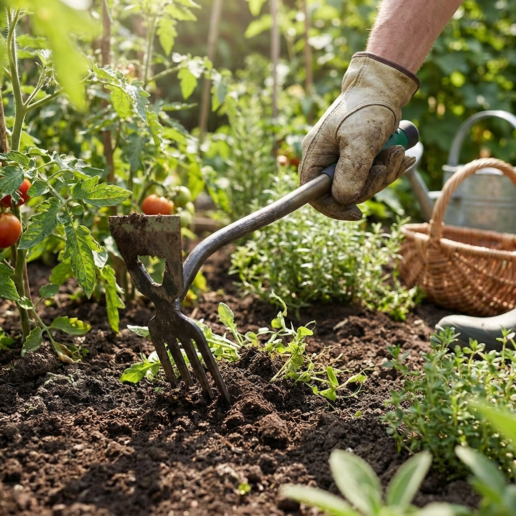 Heavy-Duty Weed Puller Tool lifestyle
