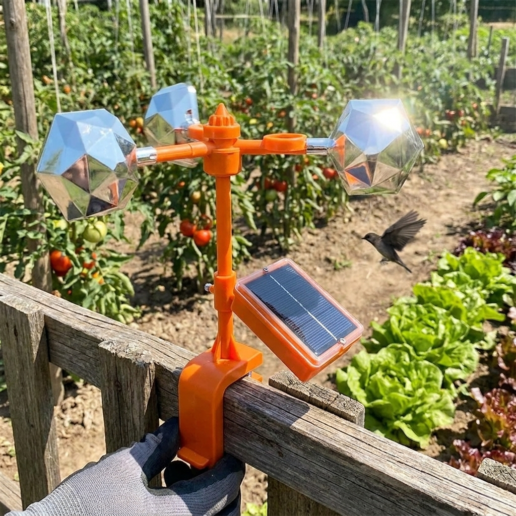 360 Degree Reflective Solar Bird Repeller lifestyle