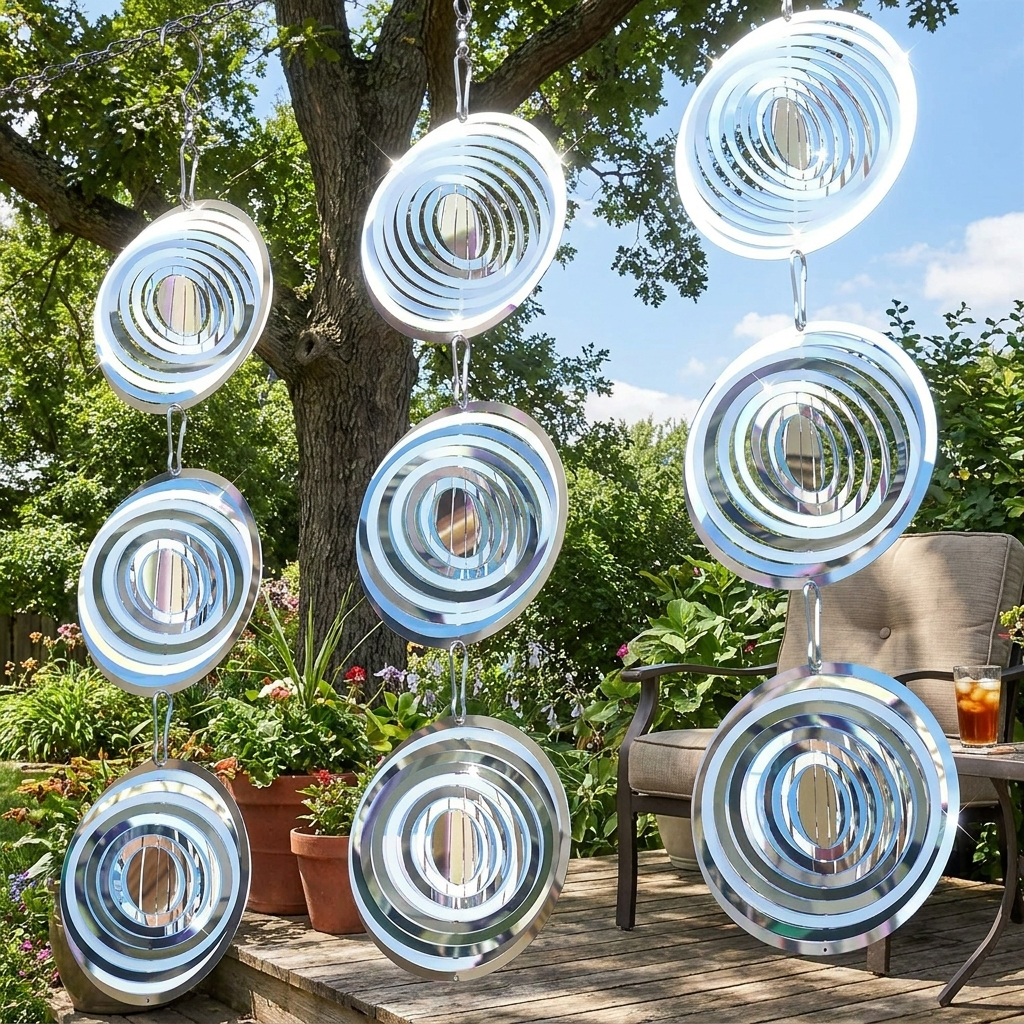 Outdoor Bird Deterrents Scare Device lifestyle