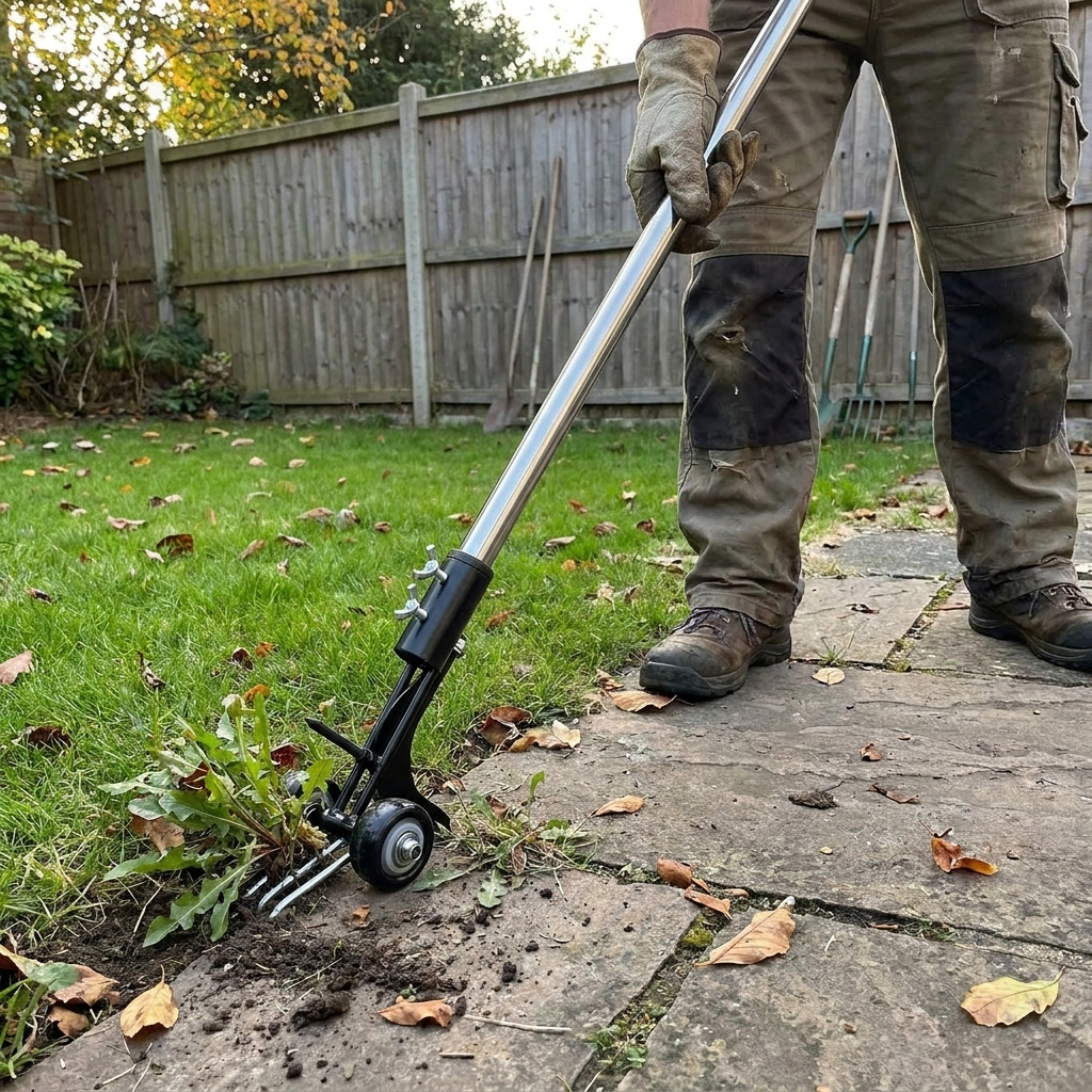 Adjustable Weed Puller Tool lifestyle