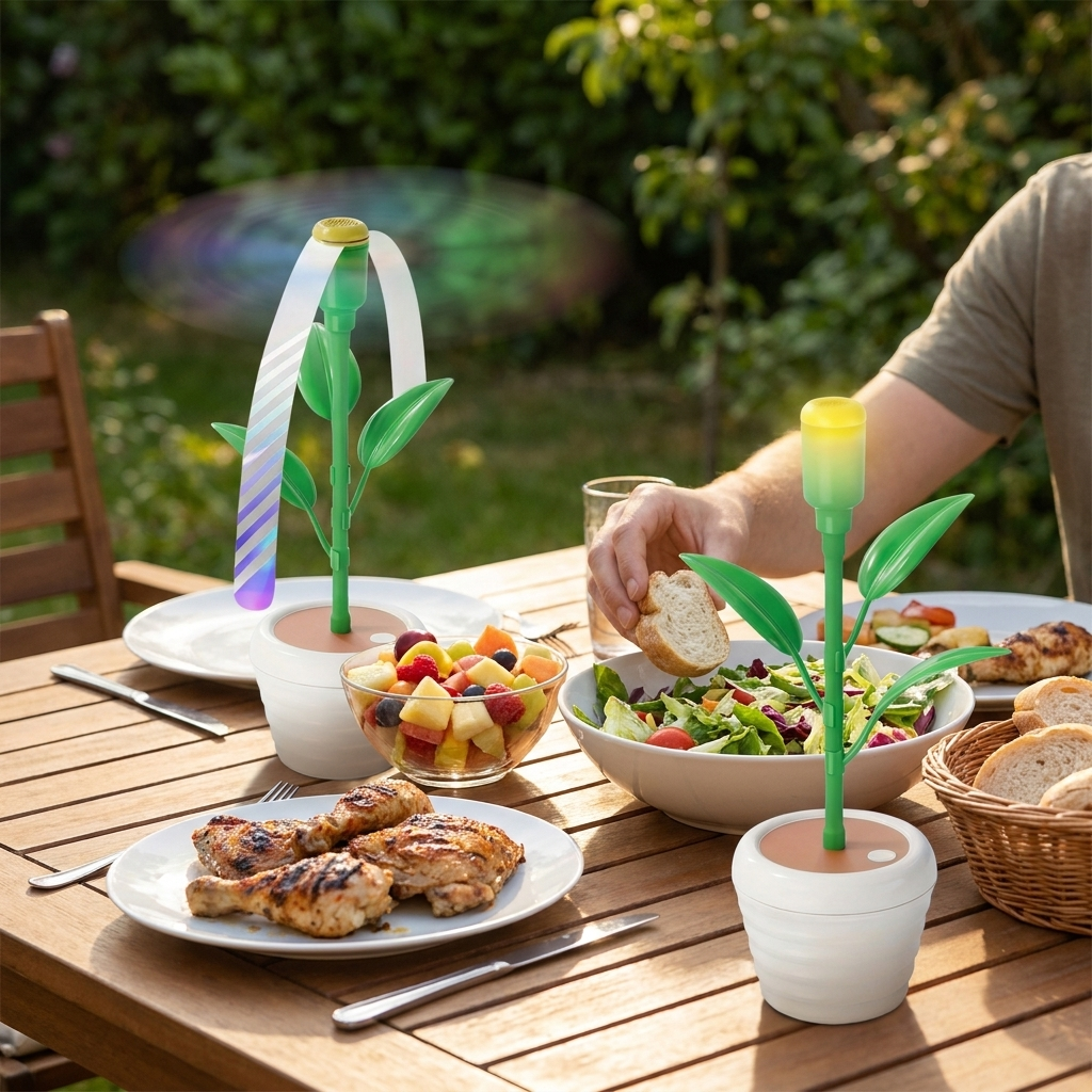 Tabletop Fly Repellent Fan lifestyle