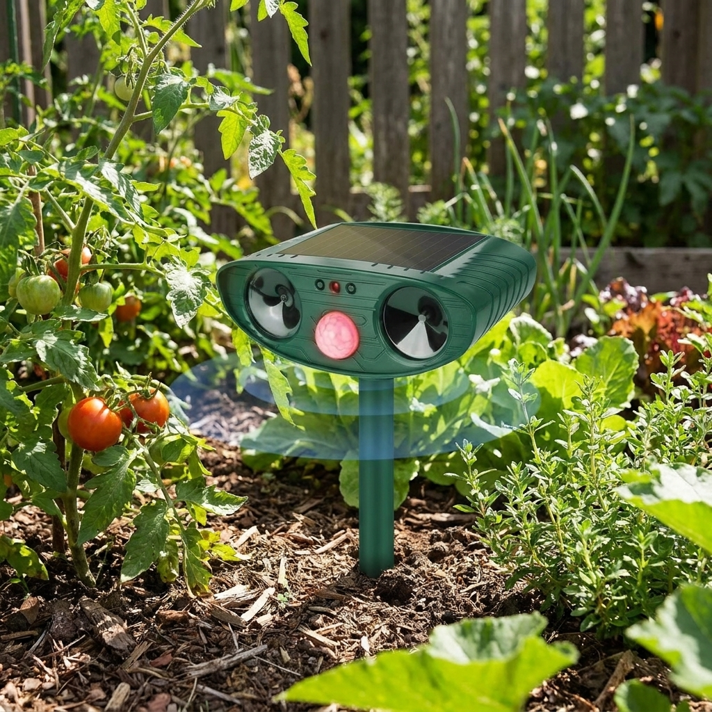 Ultrasonic Woodpecker Repellent lifestyle