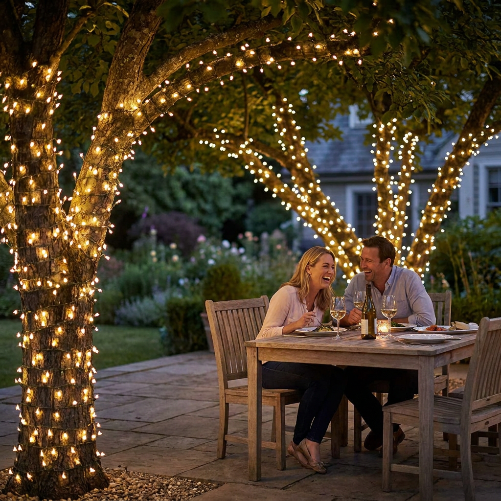 17-Meter 100 LED Solar Fairy Lights lifestyle