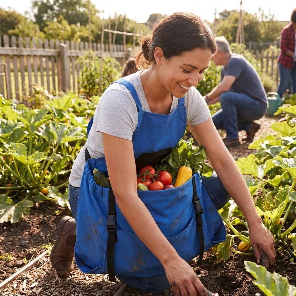 Durable Harvesting Apron lifestyle