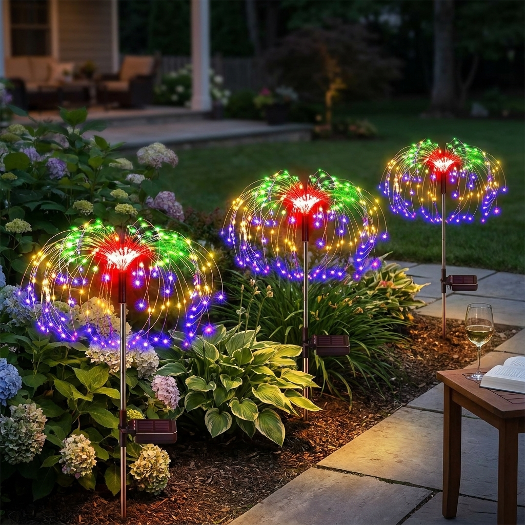 Firework Lights Outdoor Garden Decorations lifestyle