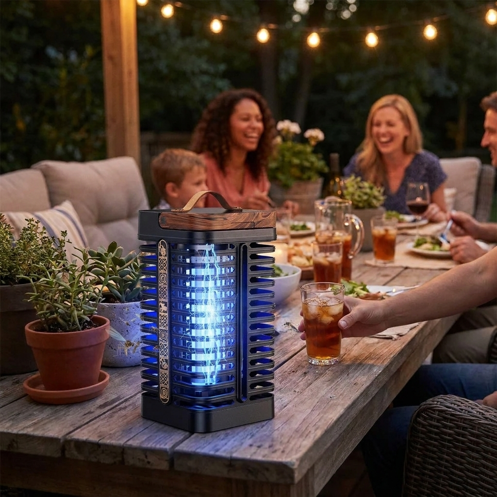 Outdoor Fly Bug Zapper lifestyle