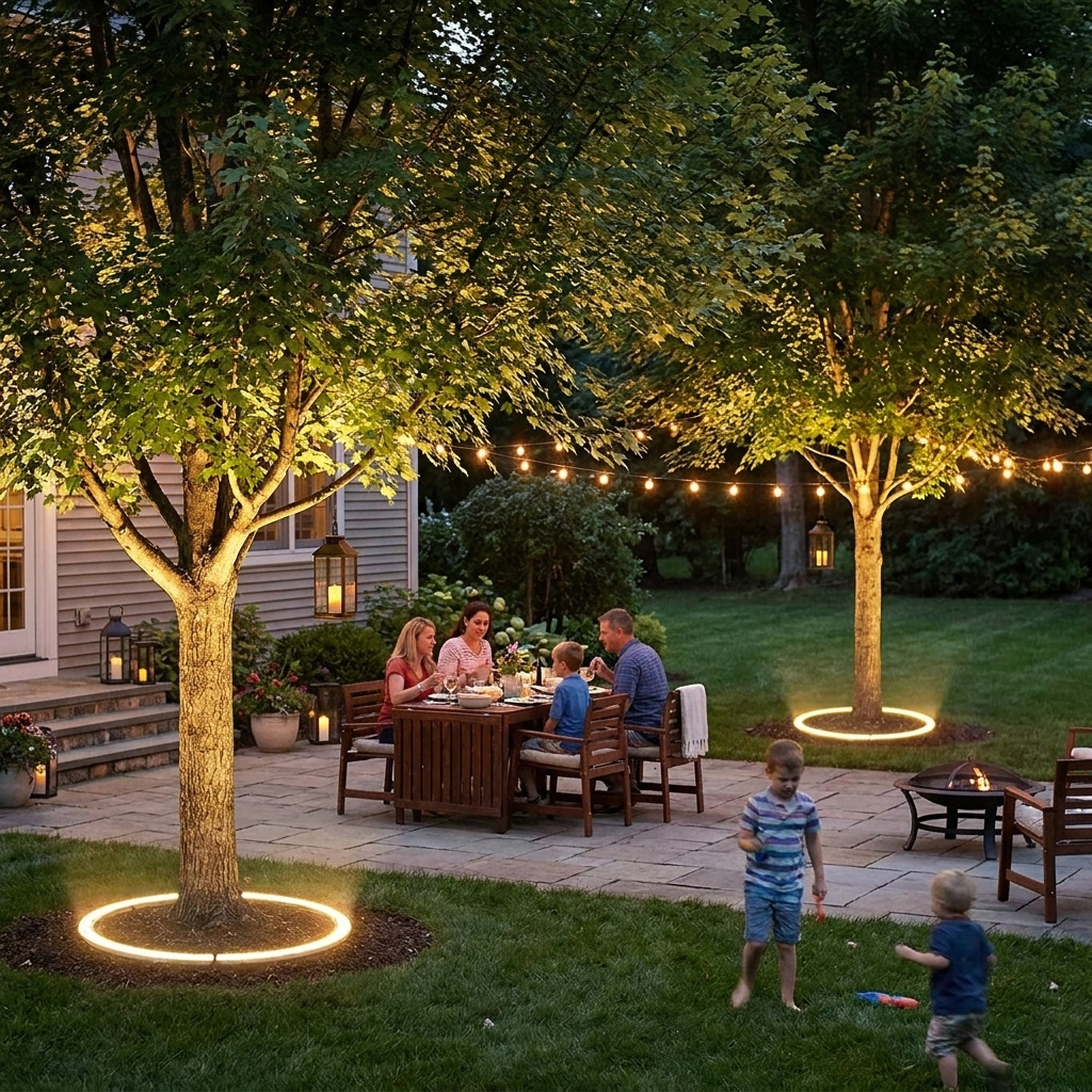 LED Tree Spotlight lifestyle