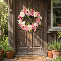 Peony Round Wreath lifestyle