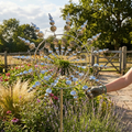 Metal Garden Windmill Dual Motion Wind Spinner lifestyle