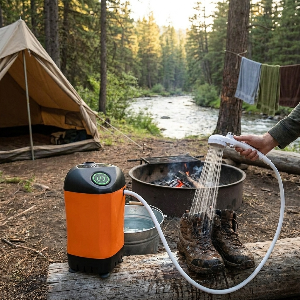 Portable Camping Shower lifestyle