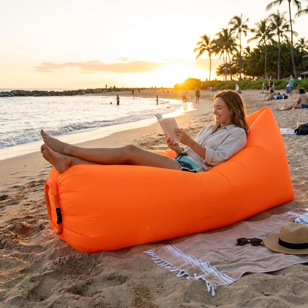 Outdoor Air Lounger lifestyle