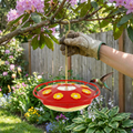 Flower-Shaped Hummingbird Feeder lifestyle