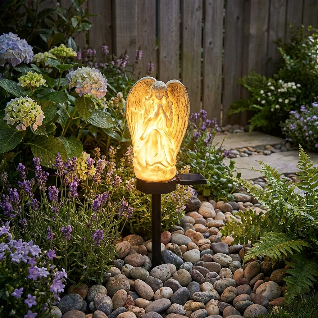 Solar Angel Garden Light lifestyle