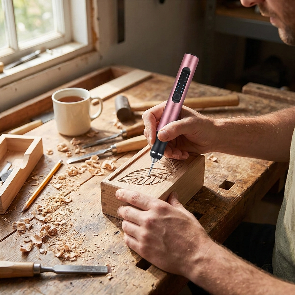 Cordless Engraving Pen Kit lifestyle