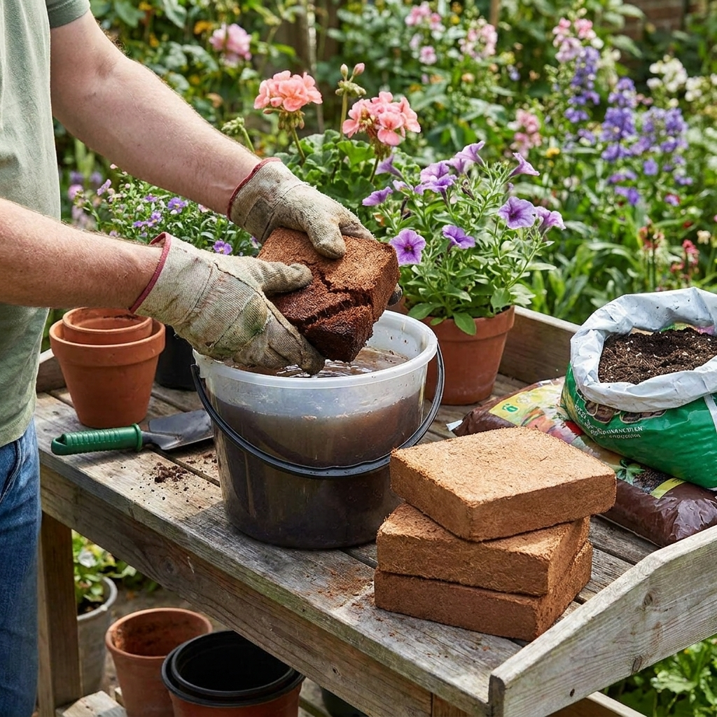 Organic Coconut Coir for Plants lifestyle