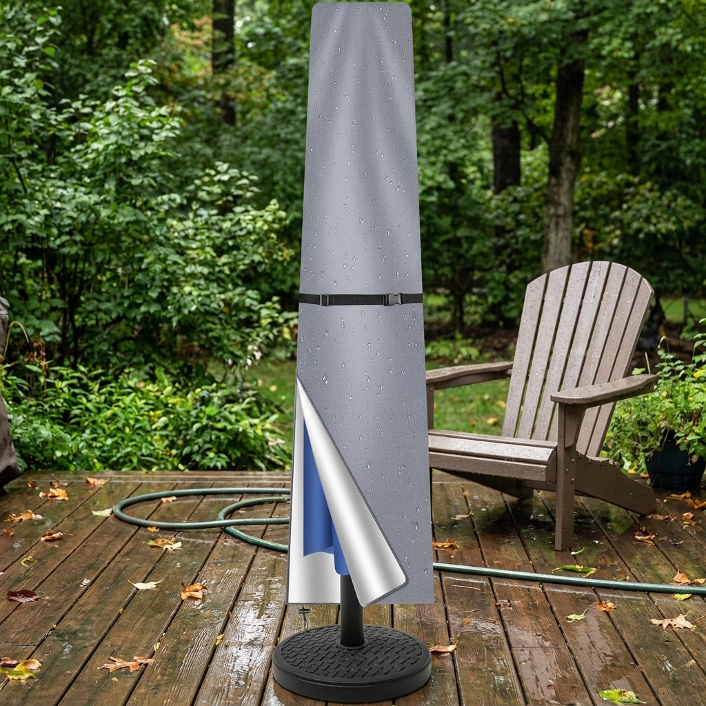 Waterproof Outdoor Parasol Cover lifestyle