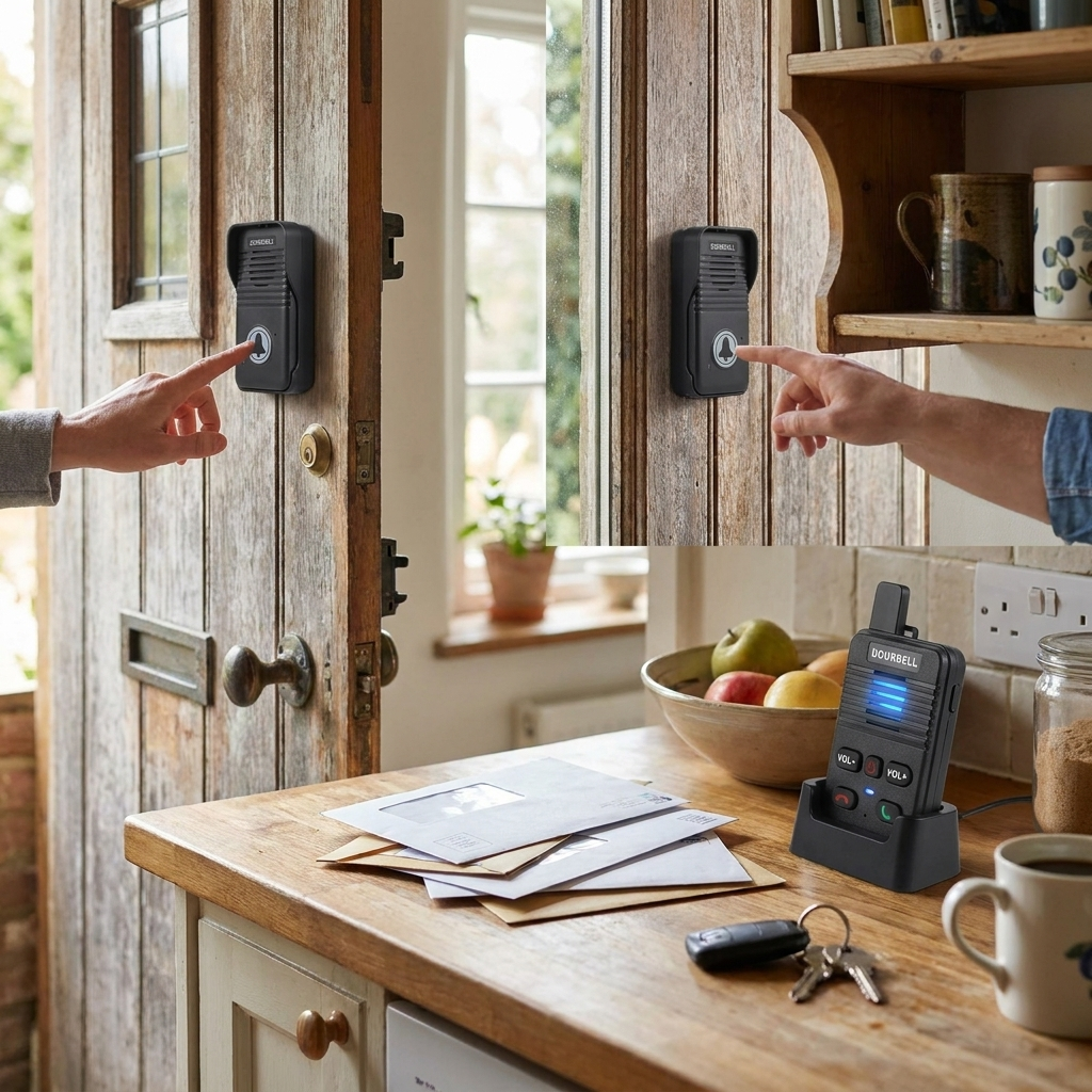 Two-Way Intercom Doorbell System lifestyle