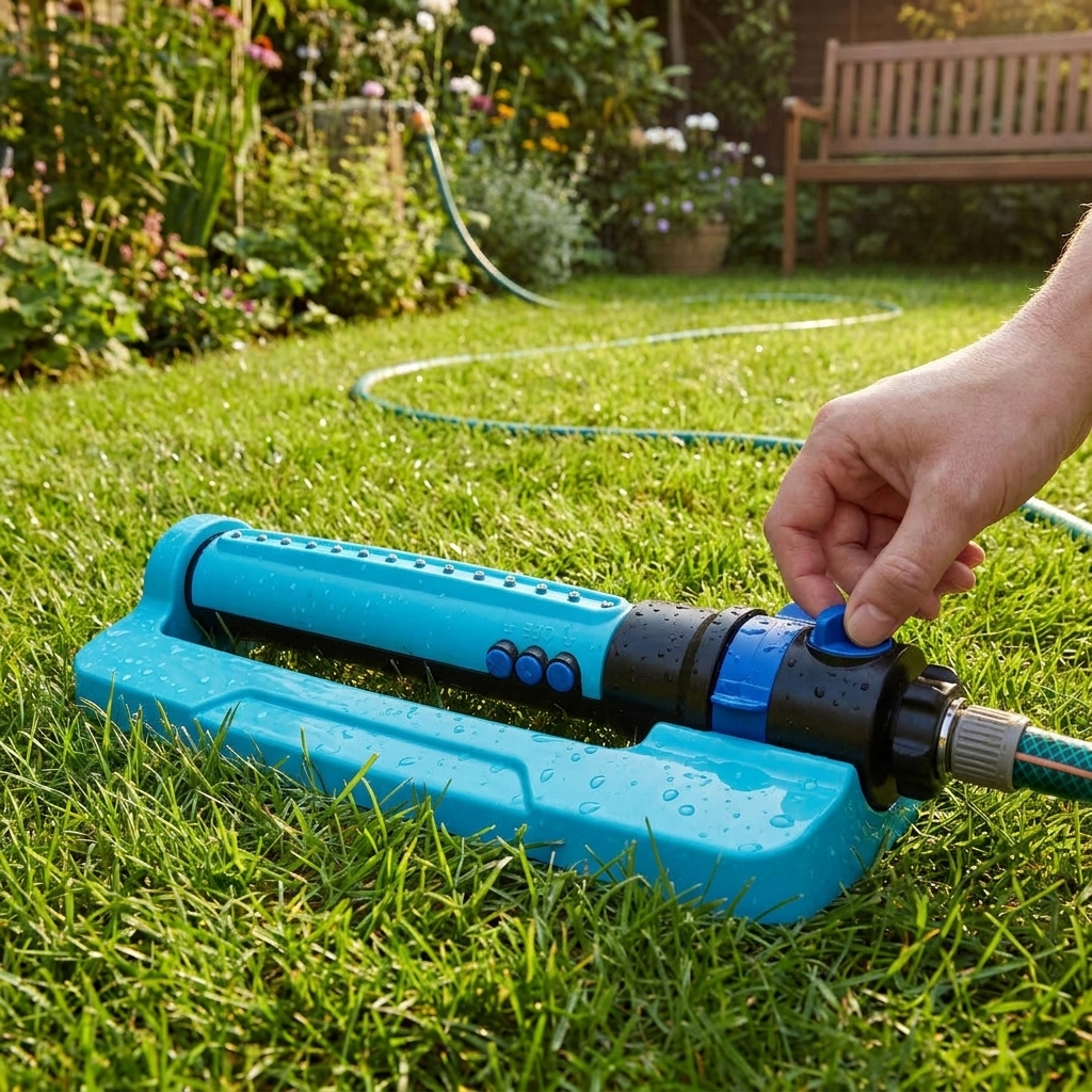 Oscillating Garden Lawn Sprinkler lifestyle