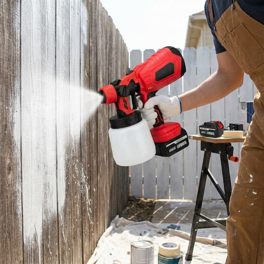 Cordless Paint Sprayer lifestyle